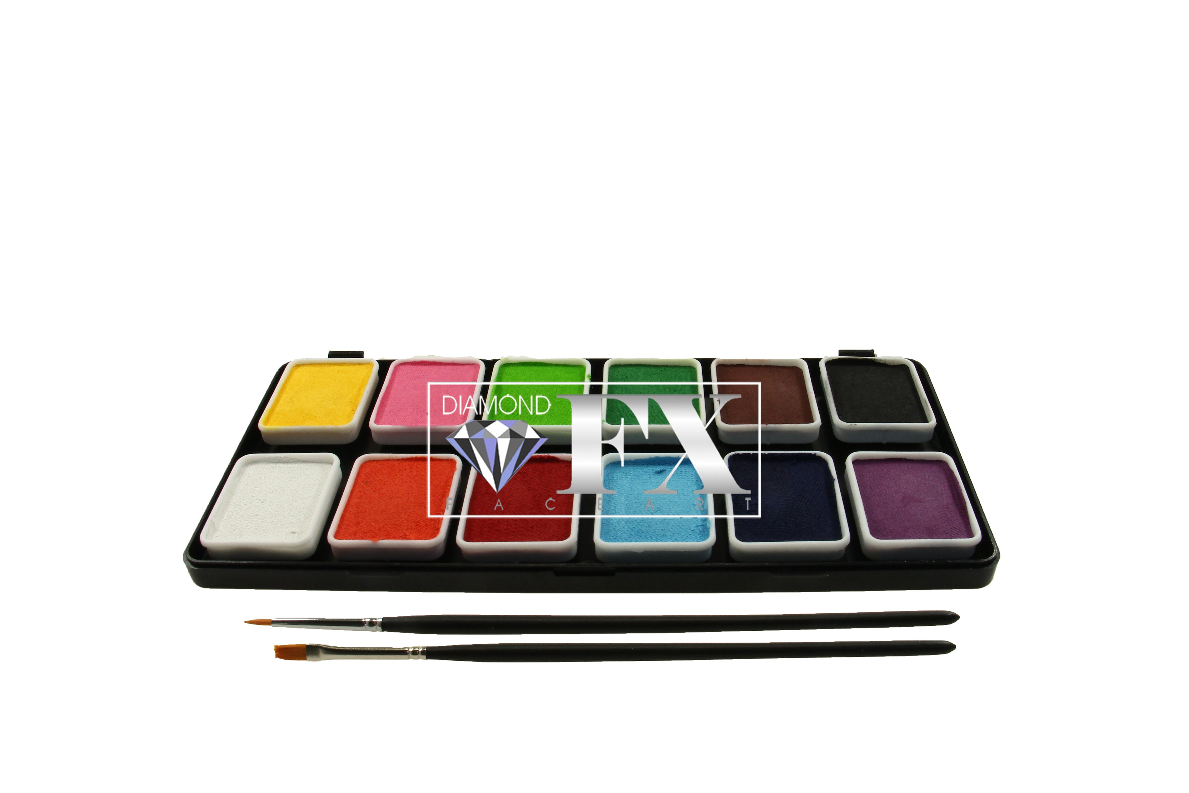 12 x 6 gr Essential Palette matte body paint, Diamond FX, FSM12RS