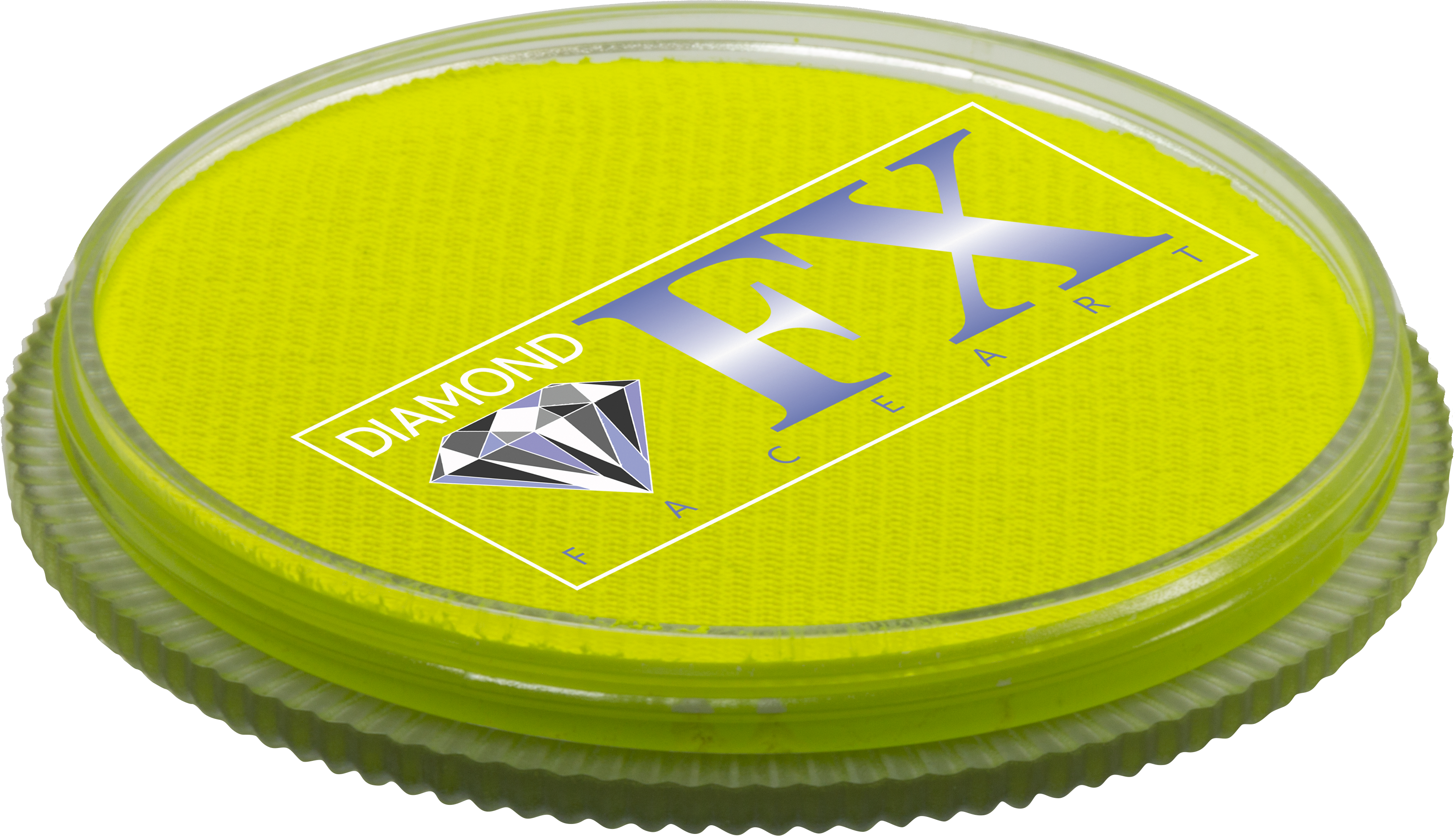Yellow neon body paint, Diamond FX