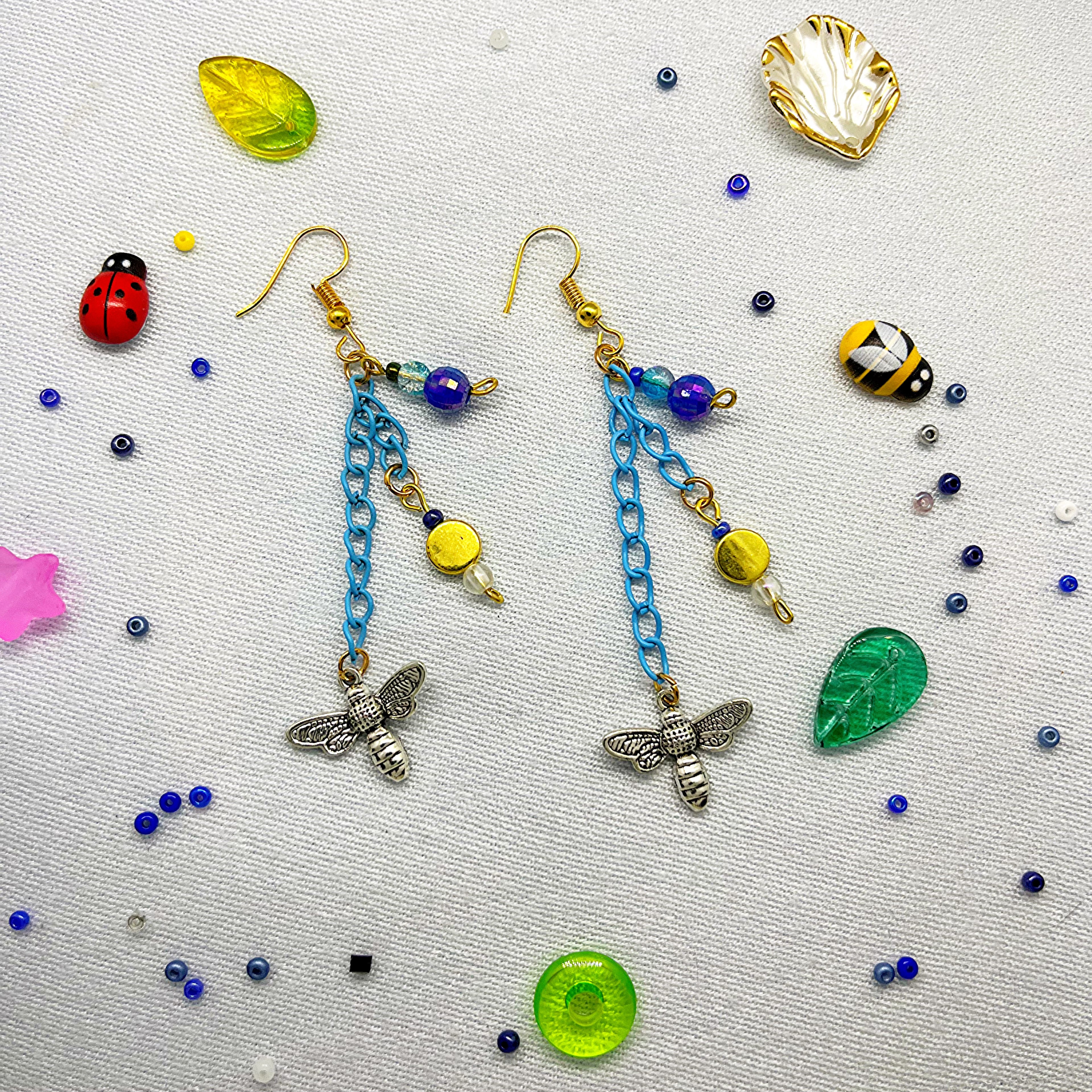no:206 Earrings, Made by Djongi