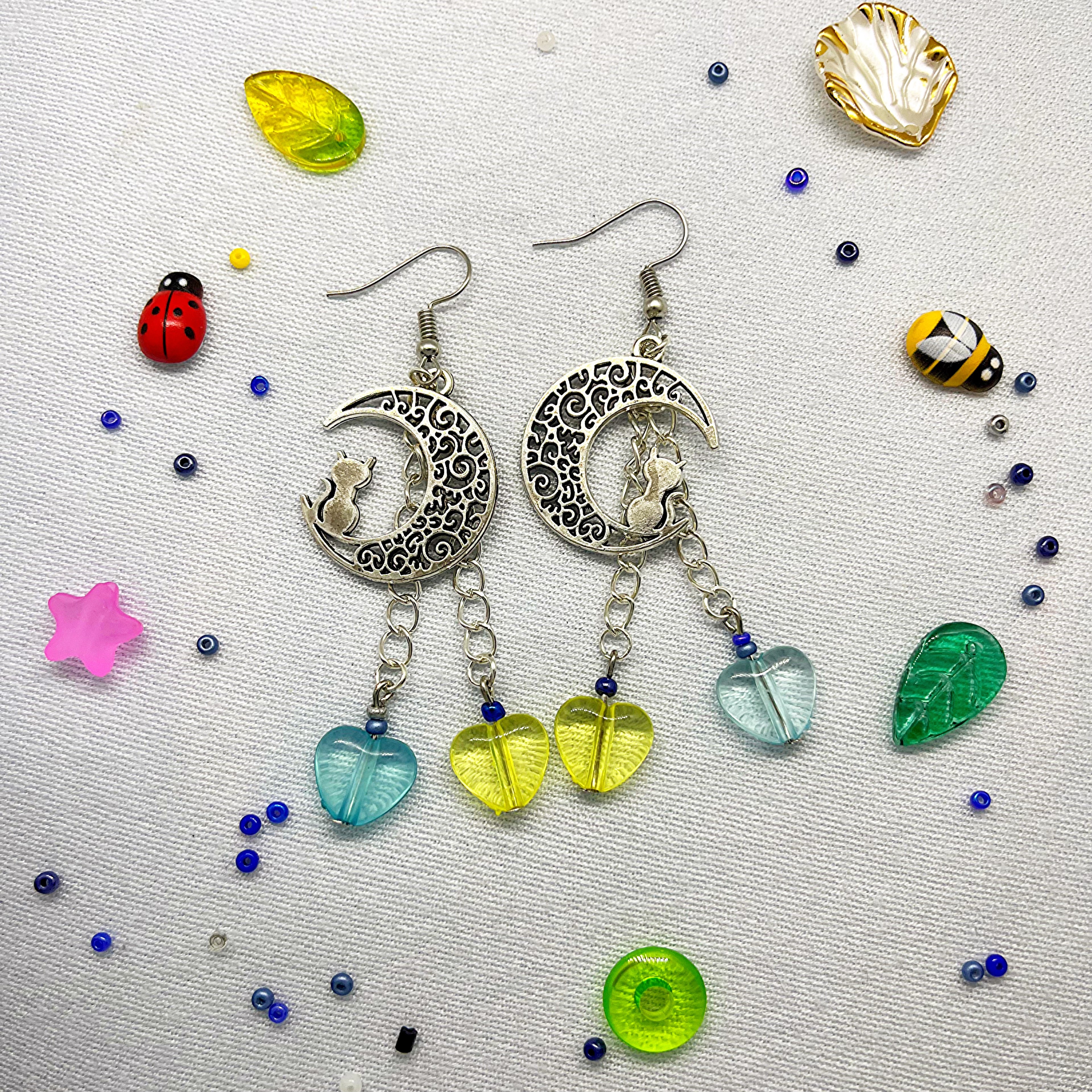 no:208 Earrings, Made by Djongi