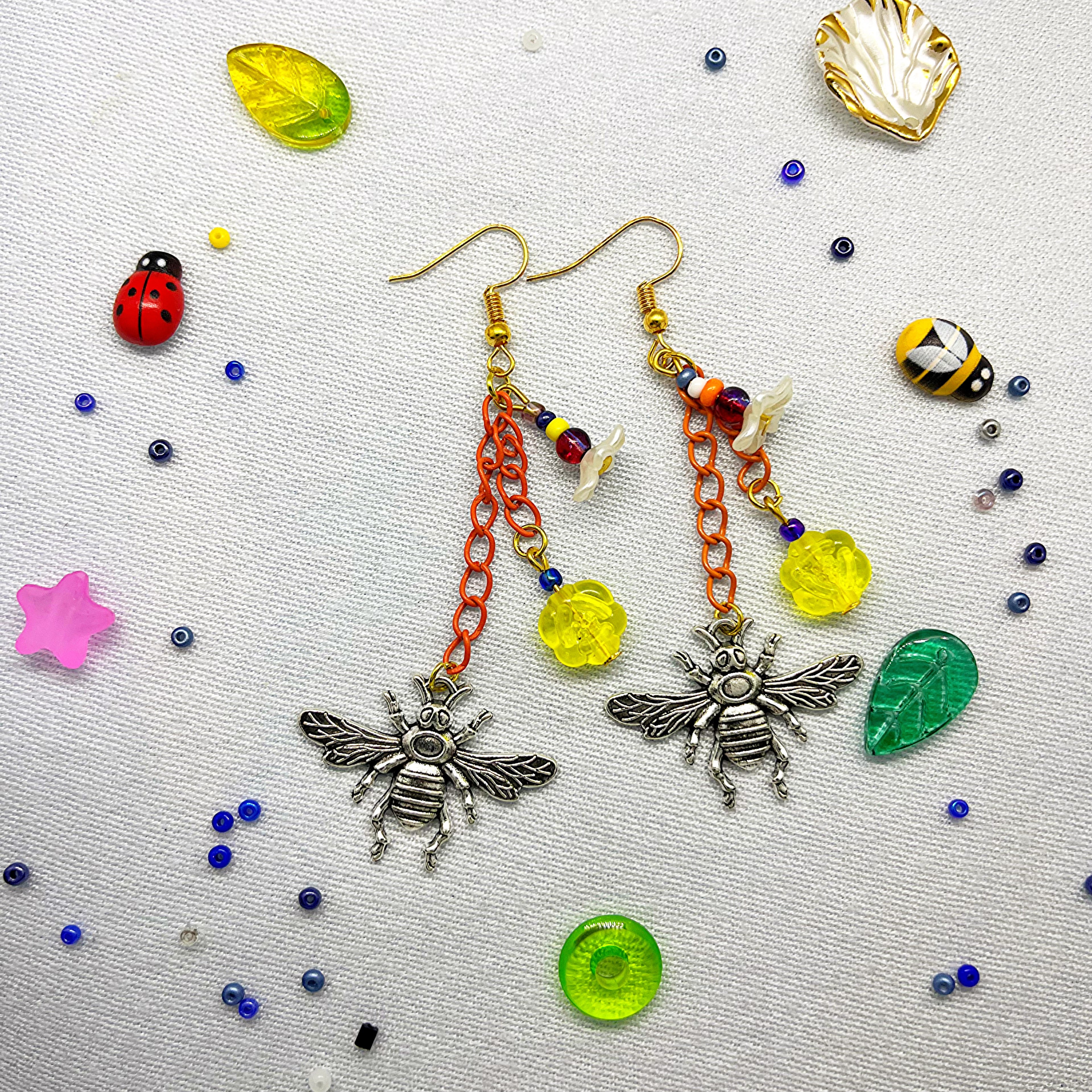 no:214 Earrings, Made by Djongi