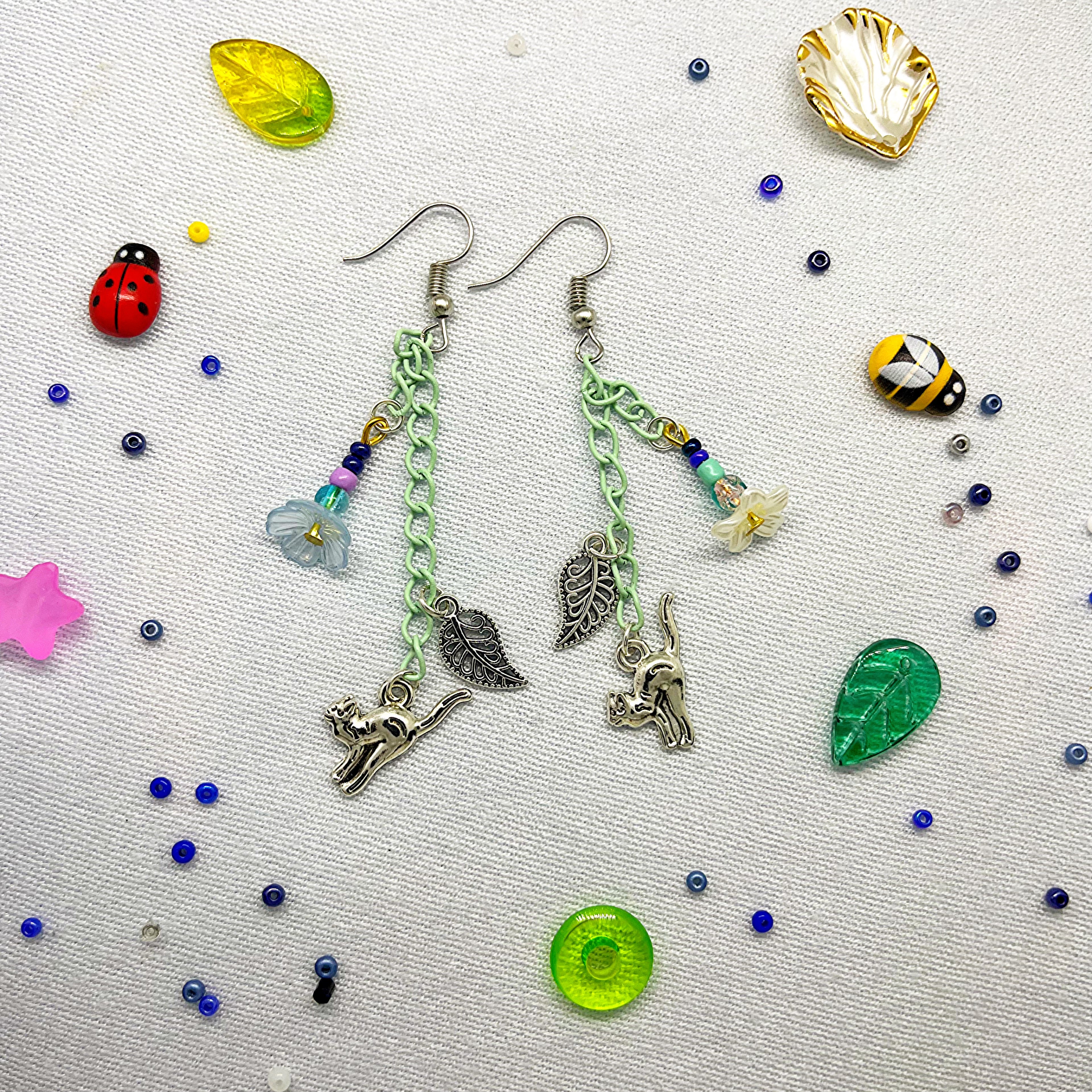 no:218 Earrings, Made by Djongi