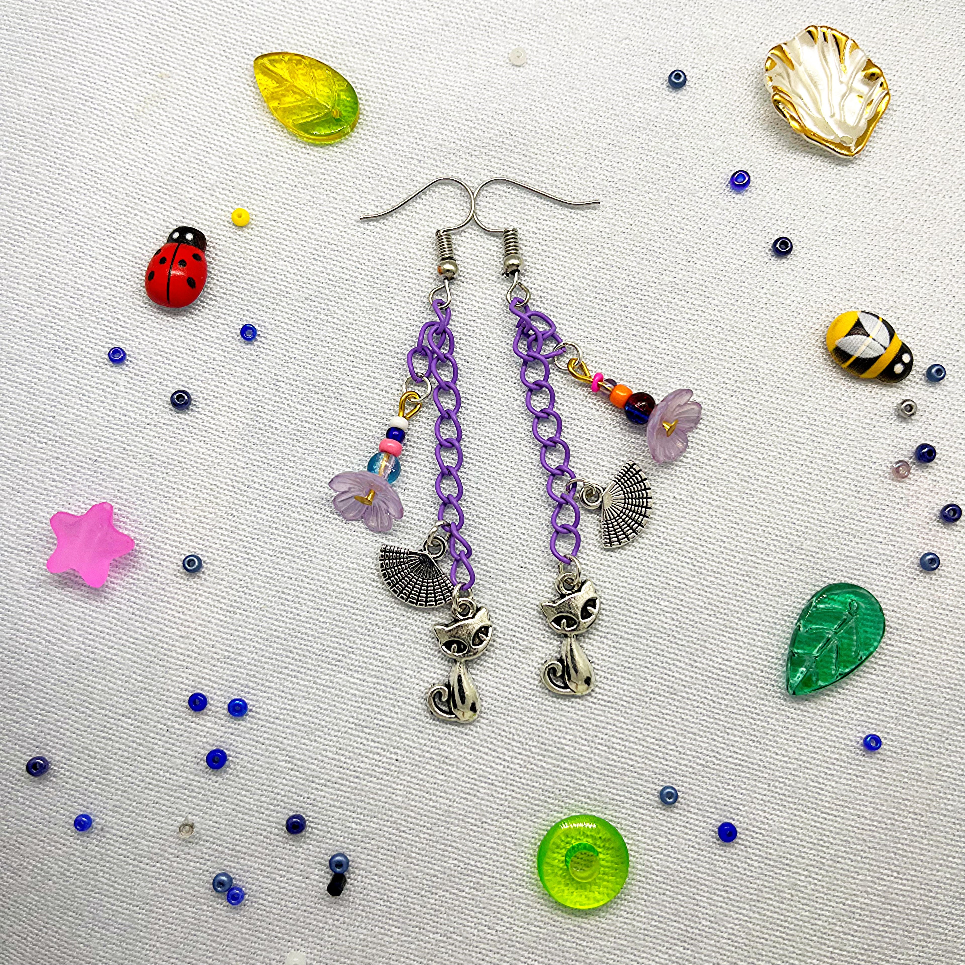 no:219 Earrings, Made by Djongi