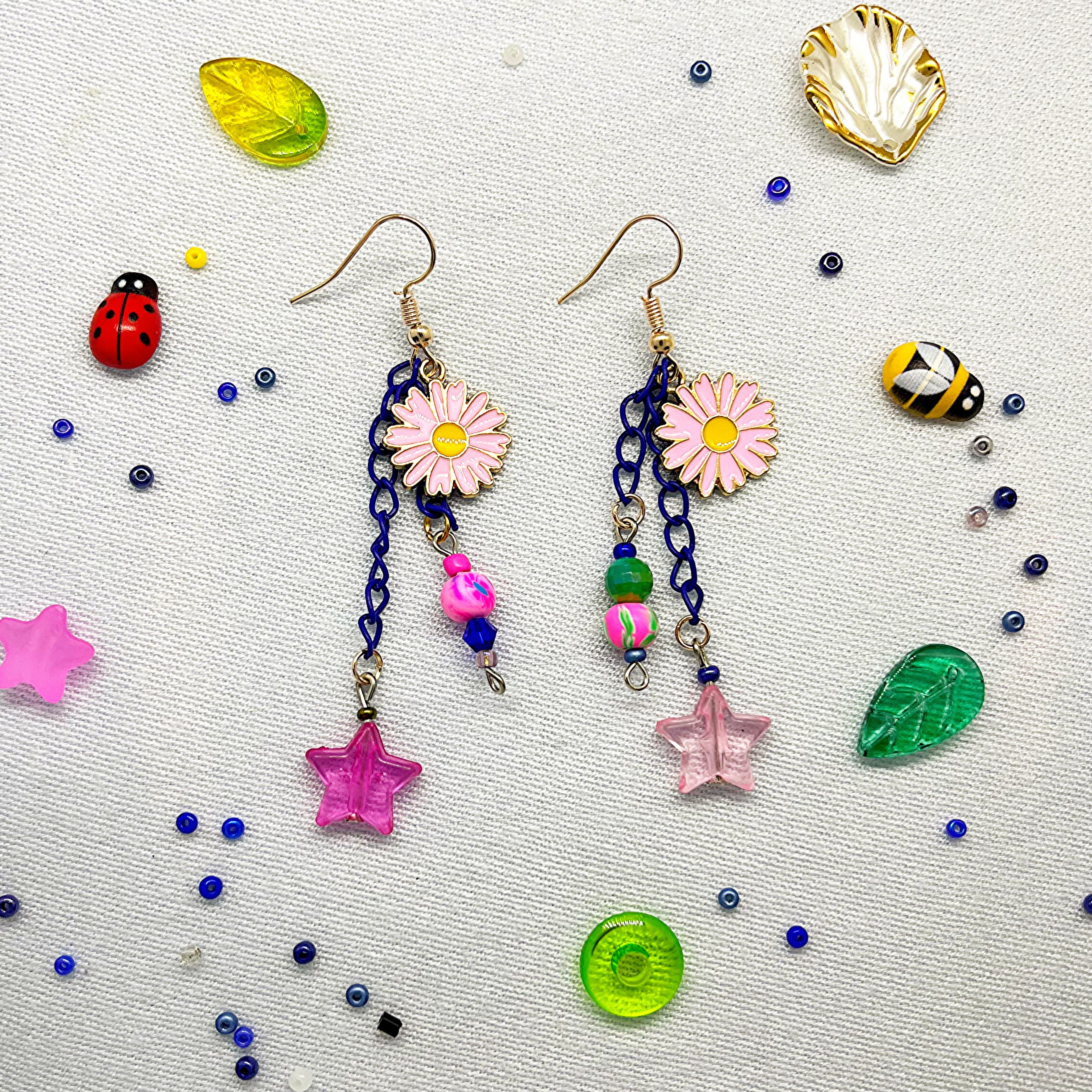 no:223 Earrings, Made by Djongi