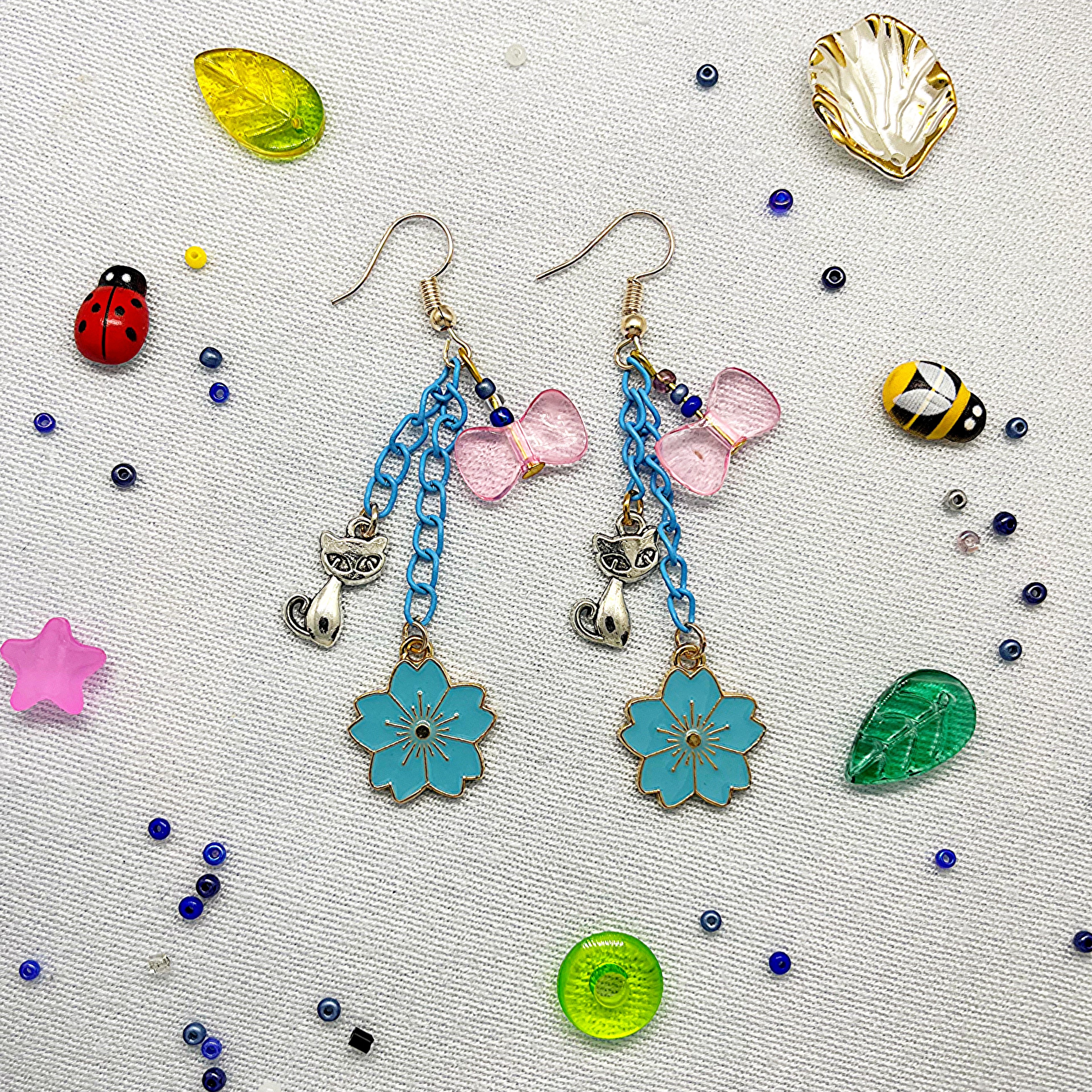 no:224 Earrings, Made by Djongi