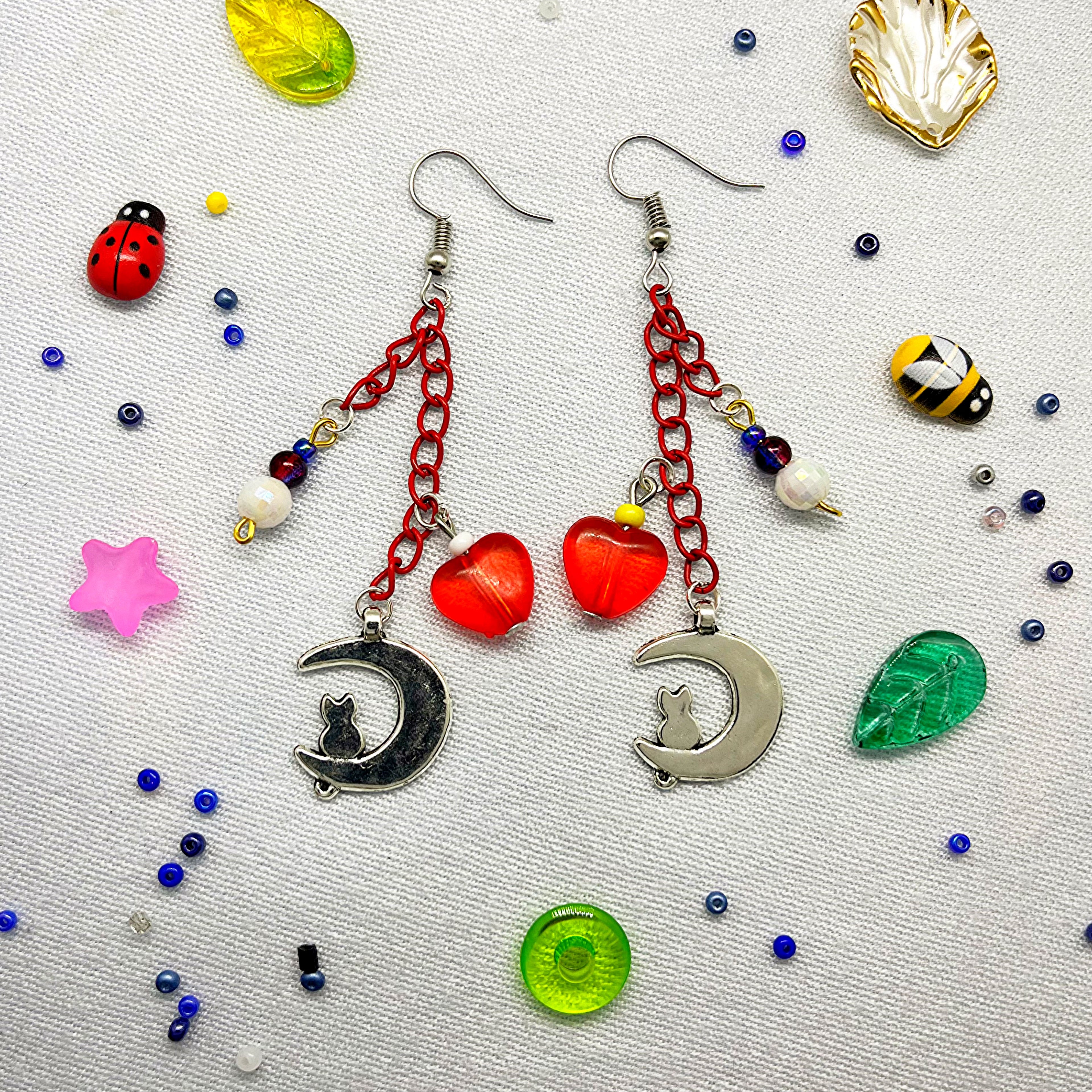 no:226 Earrings, Made by Djongi