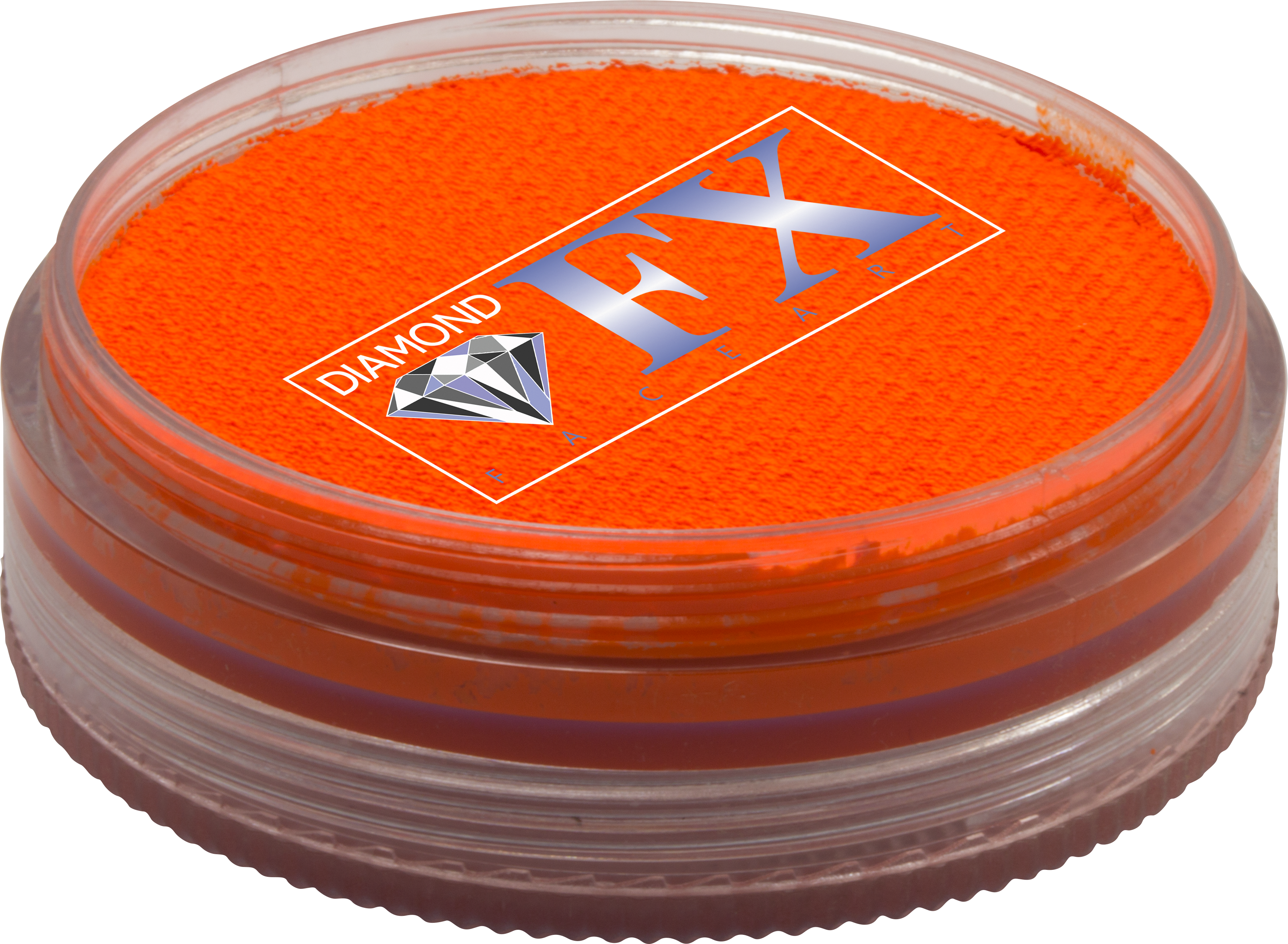 Orange neon body paint, Diamond FX