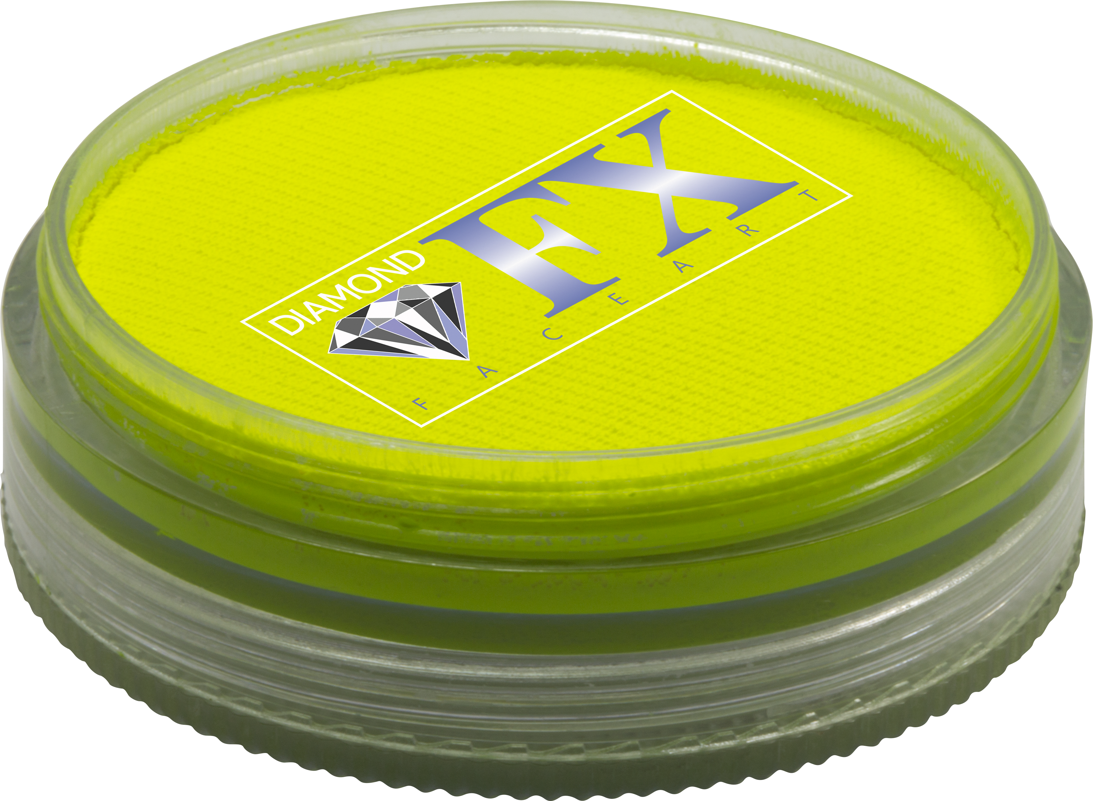 Yellow neon body paint, Diamond FX