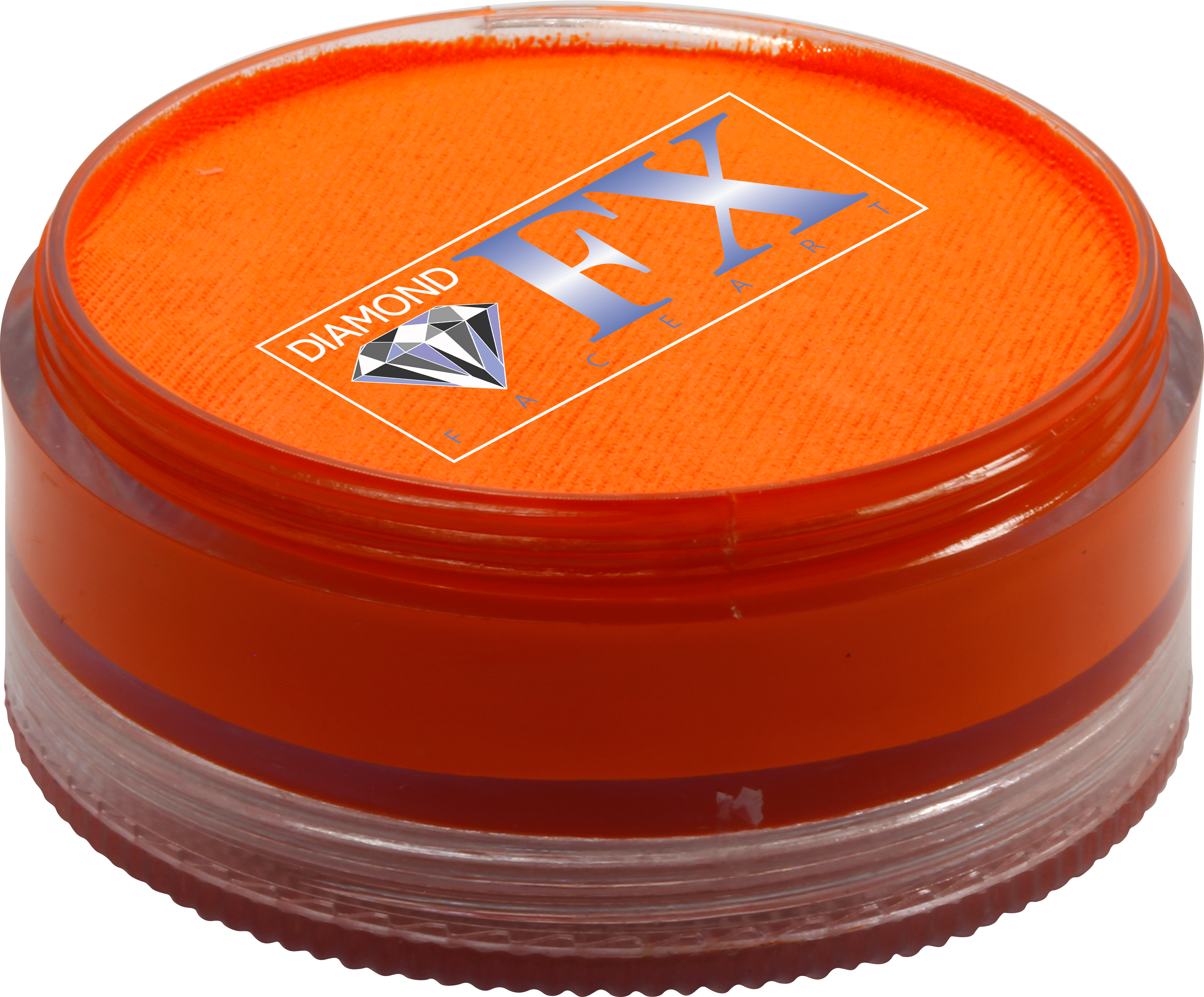 Orange neon body paint, Diamond FX