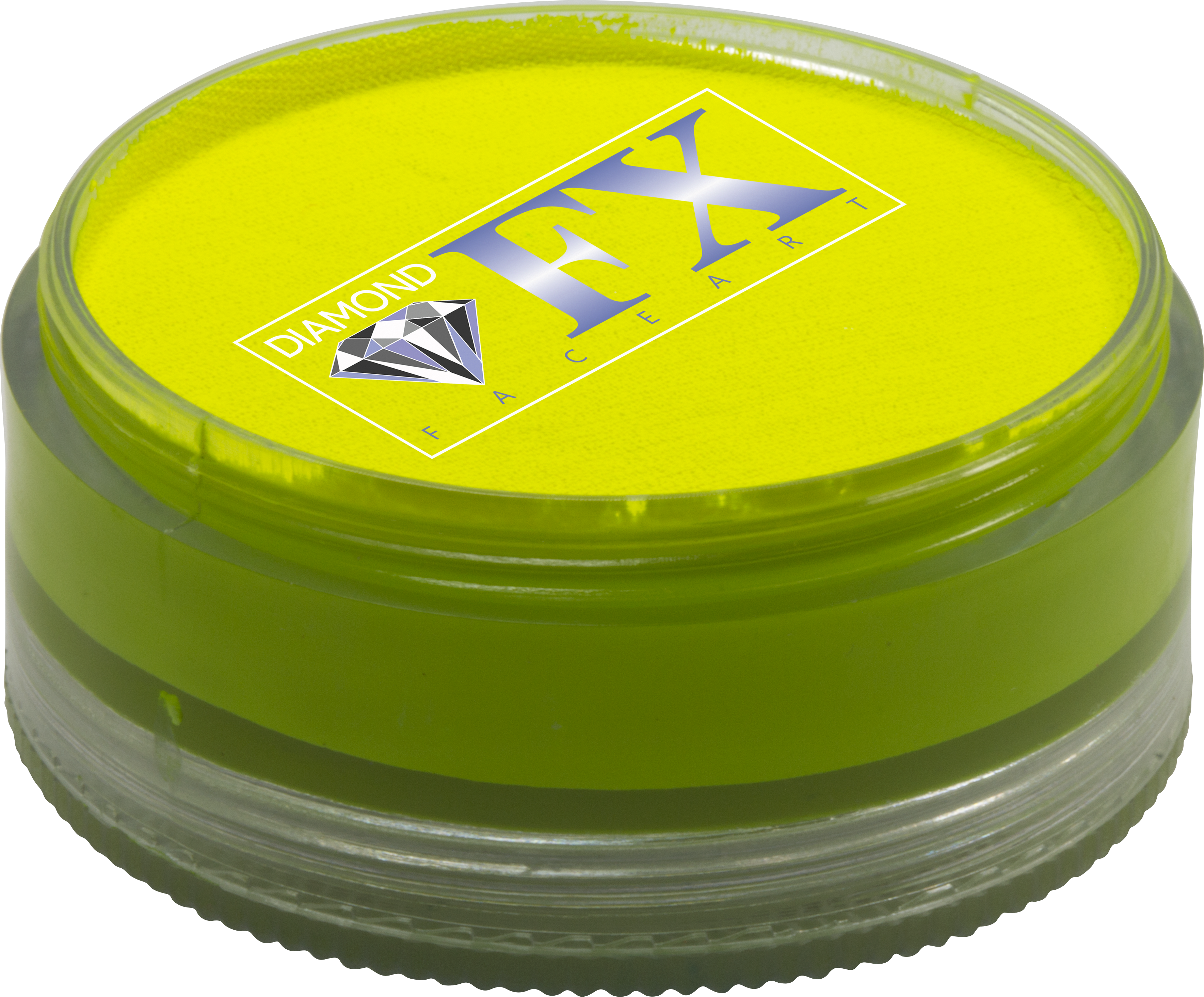 Yellow neon body paint, Diamond FX