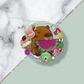 no:714 Resin magnet, Made by Djongi