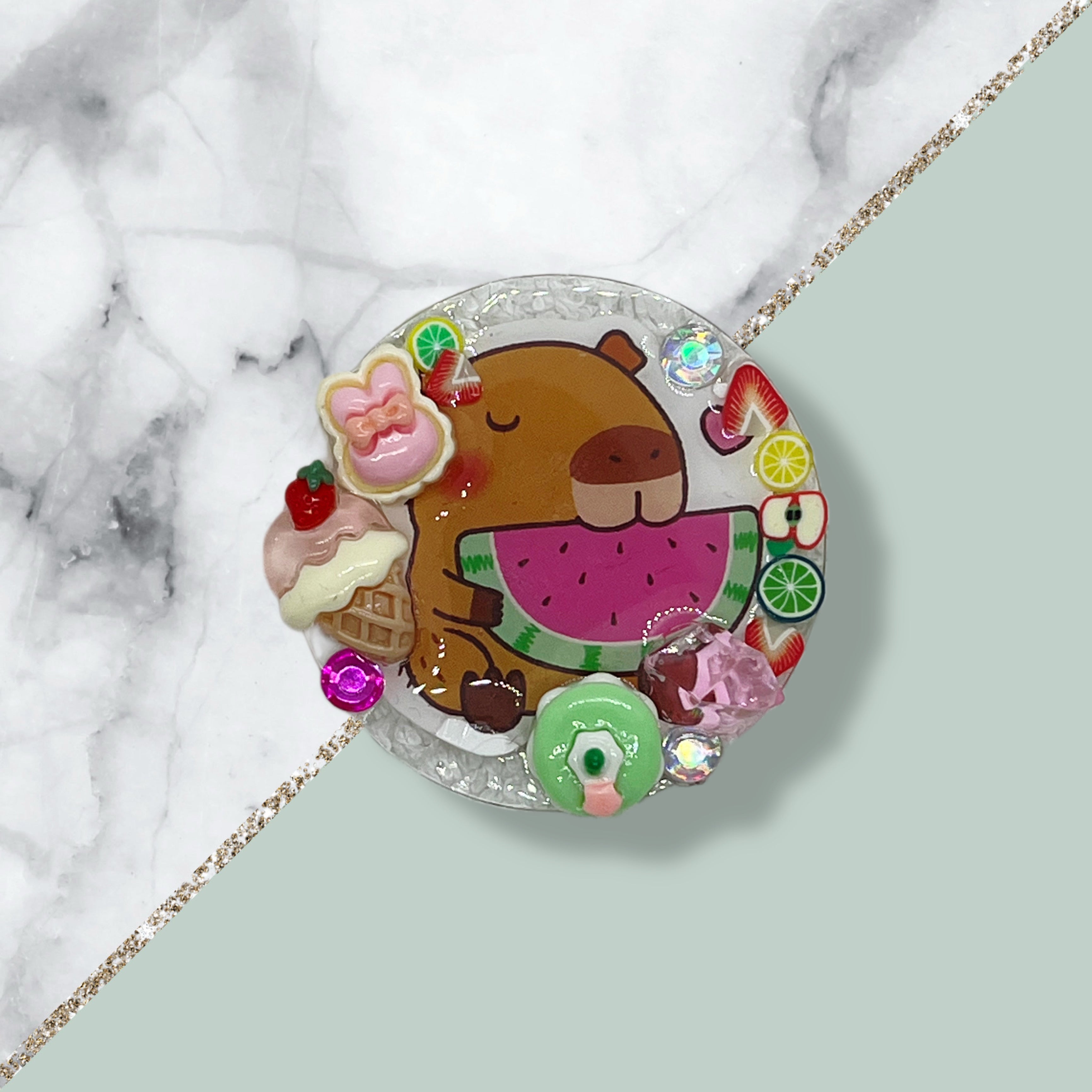 no:714 Resin magnet, Made by Djongi