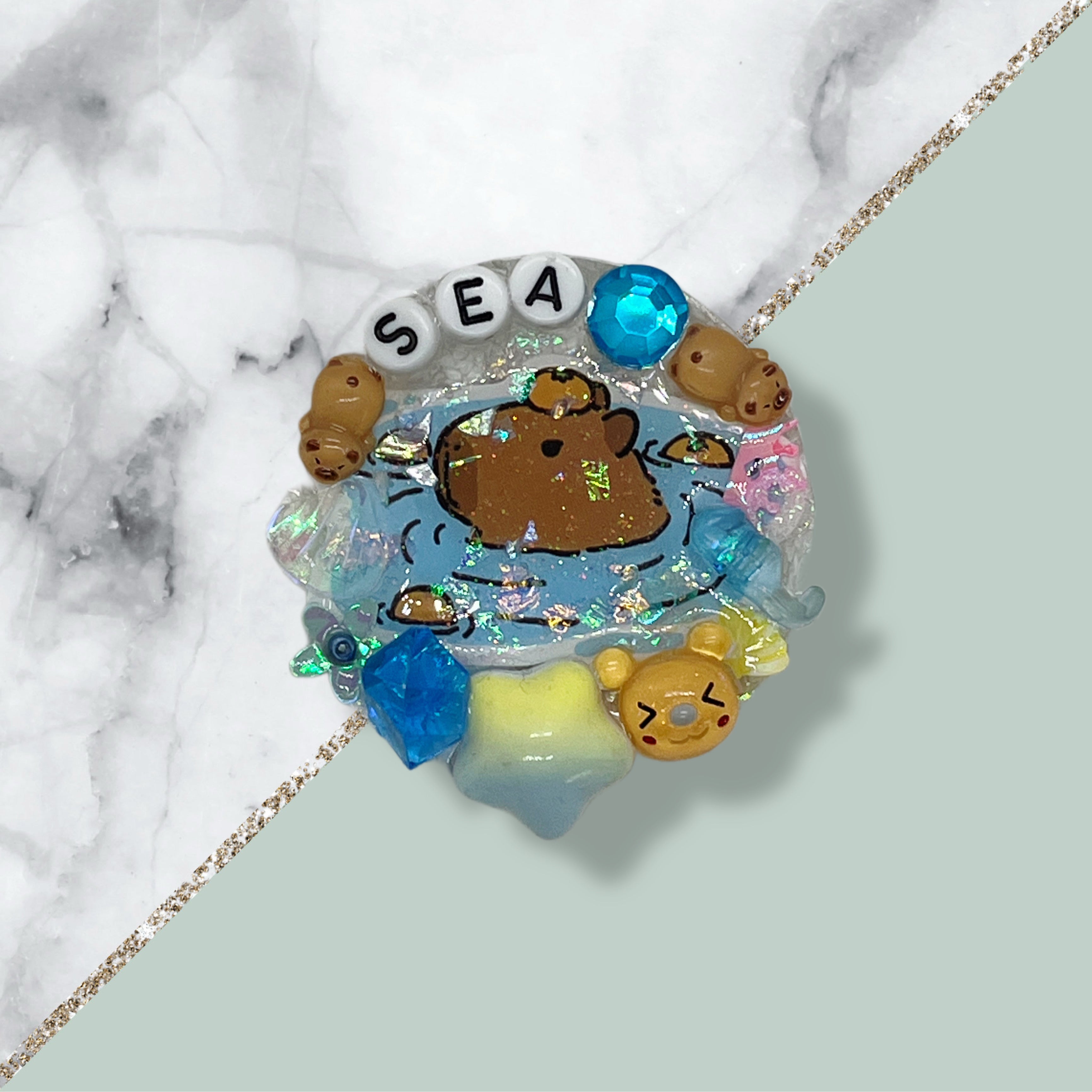 no:720 Resin magnet, Made by Djongi