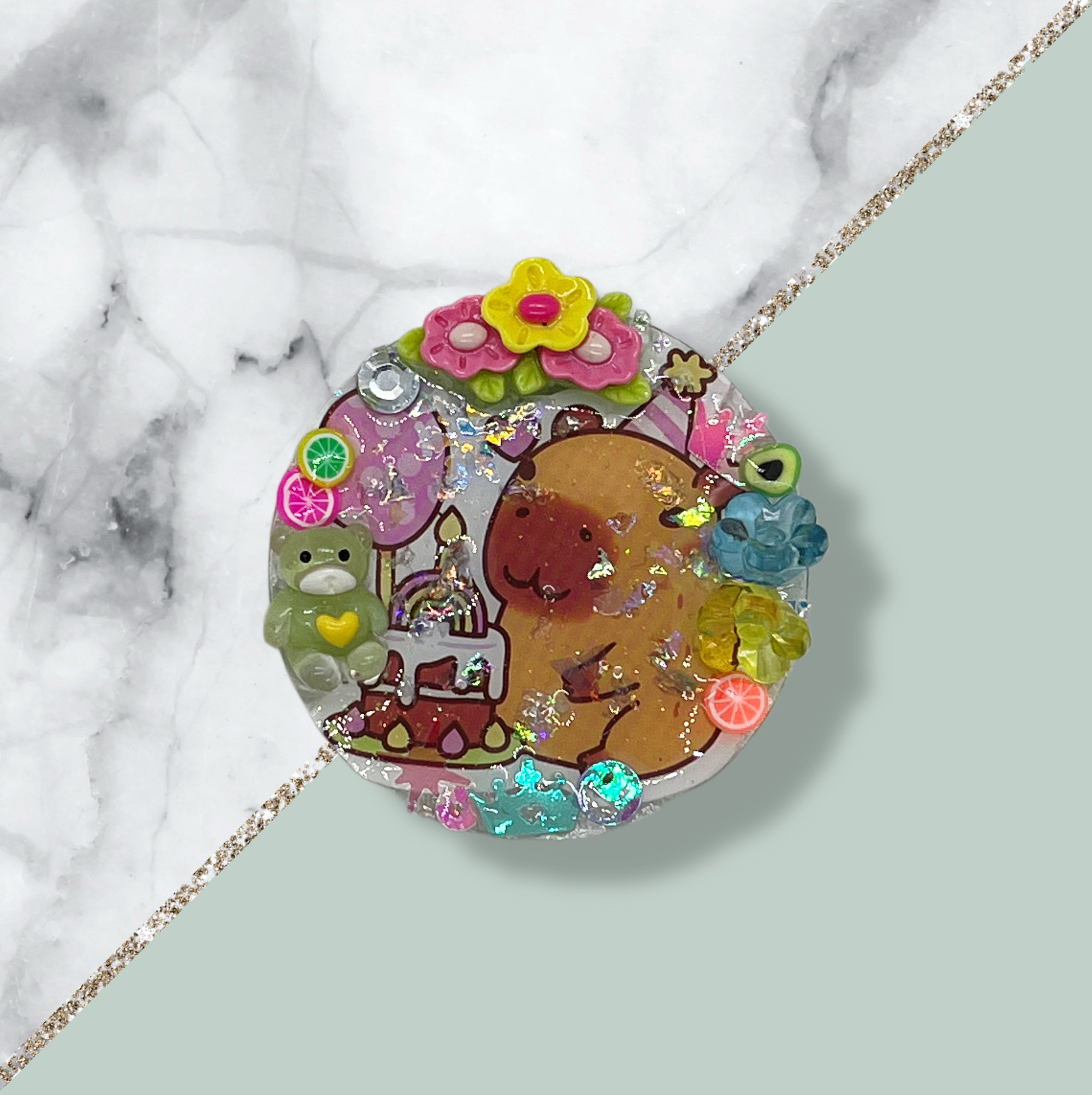 no:724 Resin magnet, Made by Djongi