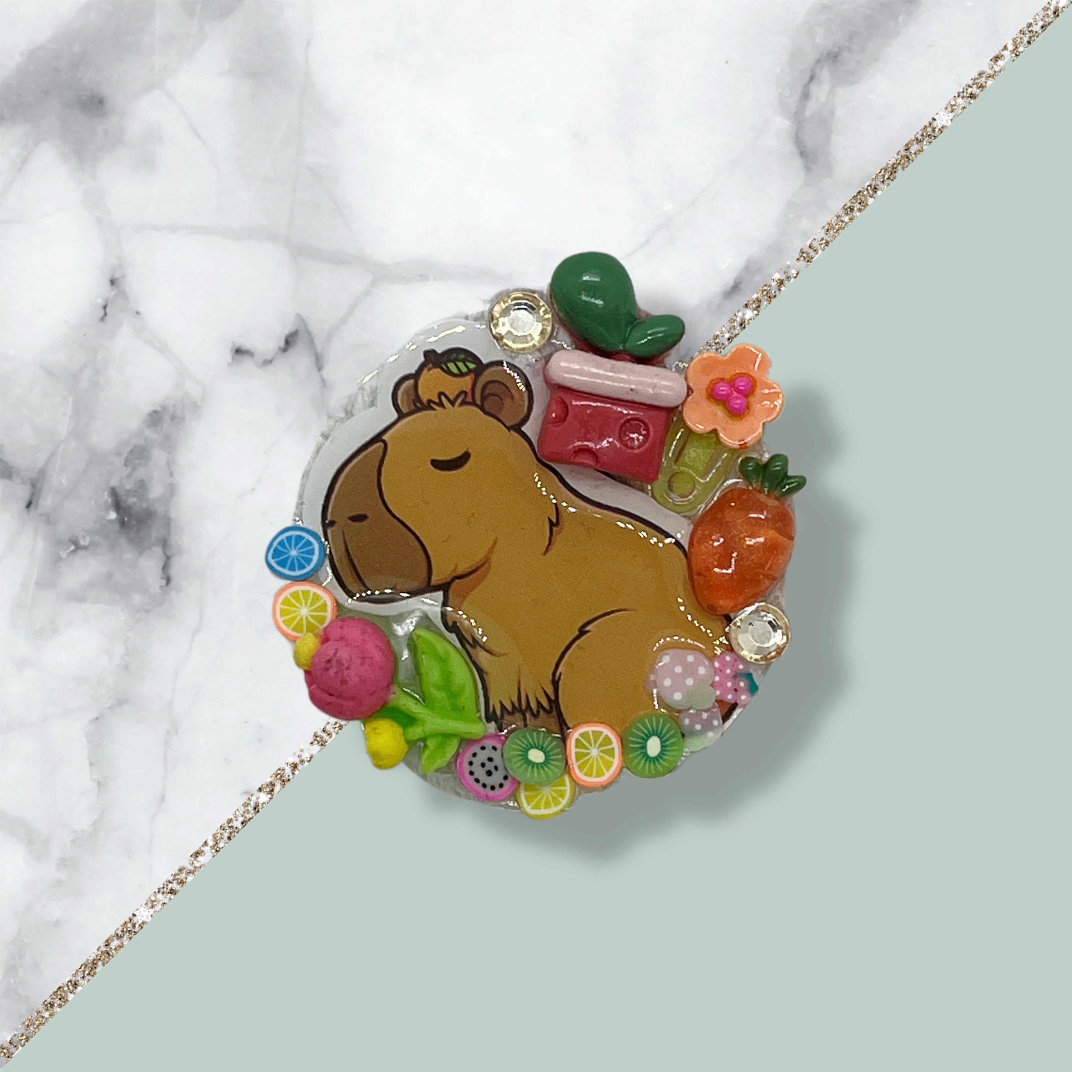 no:729 Resin magnet, Made by Djongi