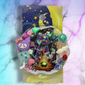 no:804 Resin pin брошка, Made by Djongi