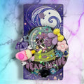 no:811 Resin pin брошка, Made by Djongi
