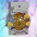 no:815 Resin pin брошка, Made by Djongi