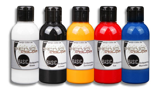 5 x 75 ml Airbrush Set, Senjo-Color Basic