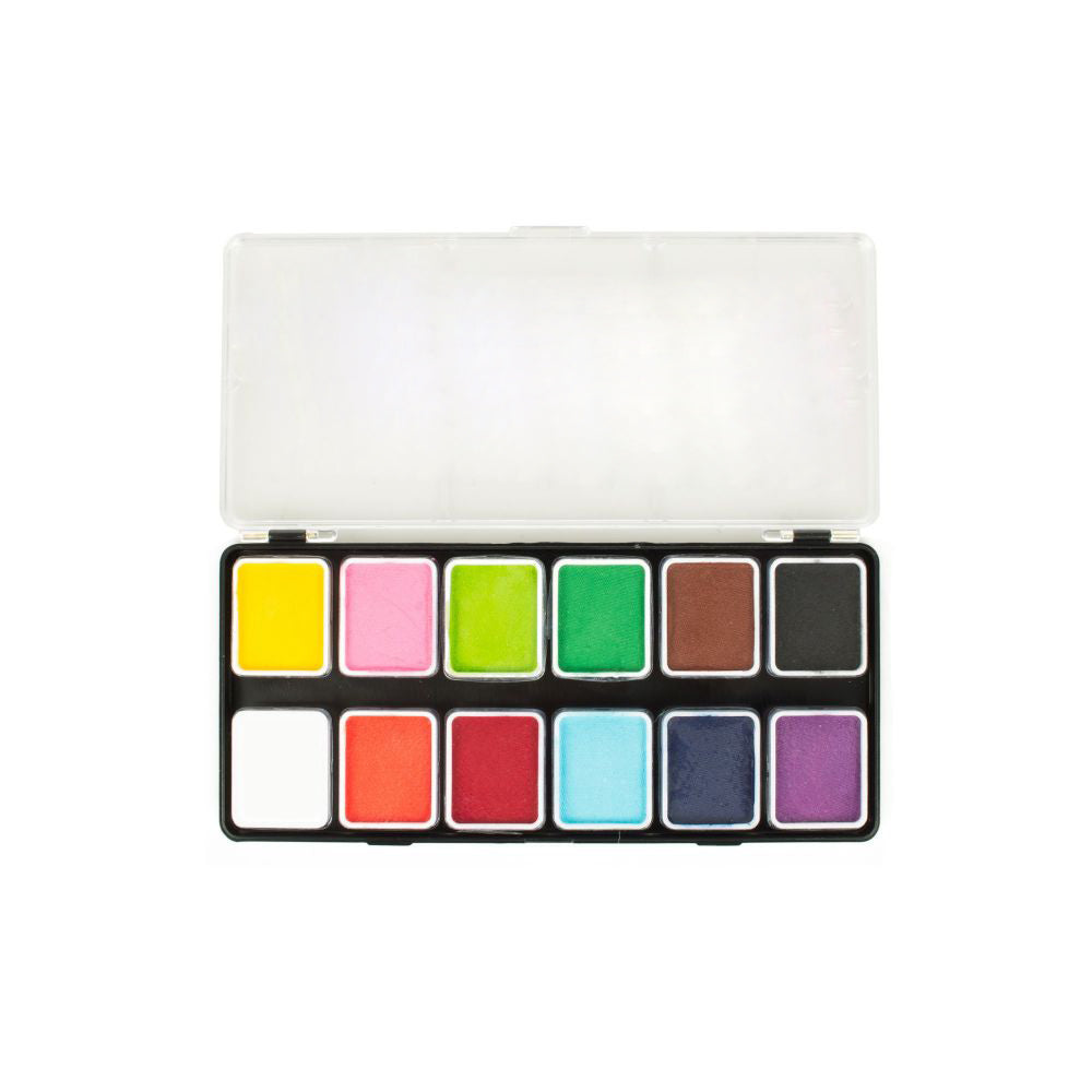 12 x 6 gr Essential Palette matte body paint, Diamond FX, FSM12RS