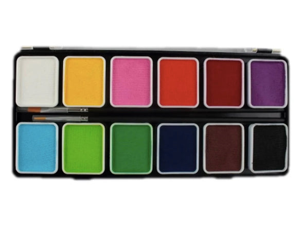 12 x 6 gr Essential Palette matte body paint, Diamond FX, FSM12RS