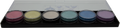 6 x 10 gr Mellow Light Palette metallic body paint, Diamond FX, FSM6MEL