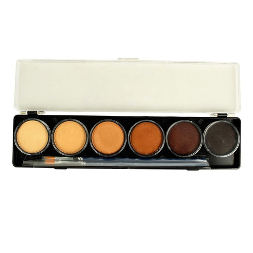 6 x 10 gr Skin Palette body paint, Diamond FX, FSM6S