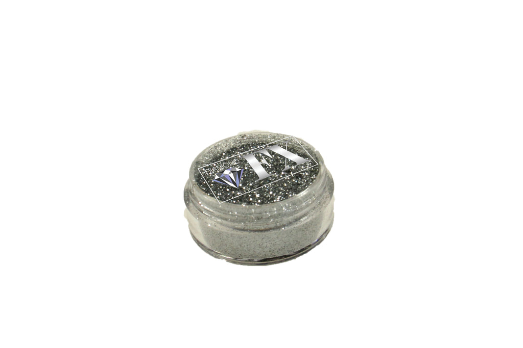 Bright silver glitter, Diamond FX