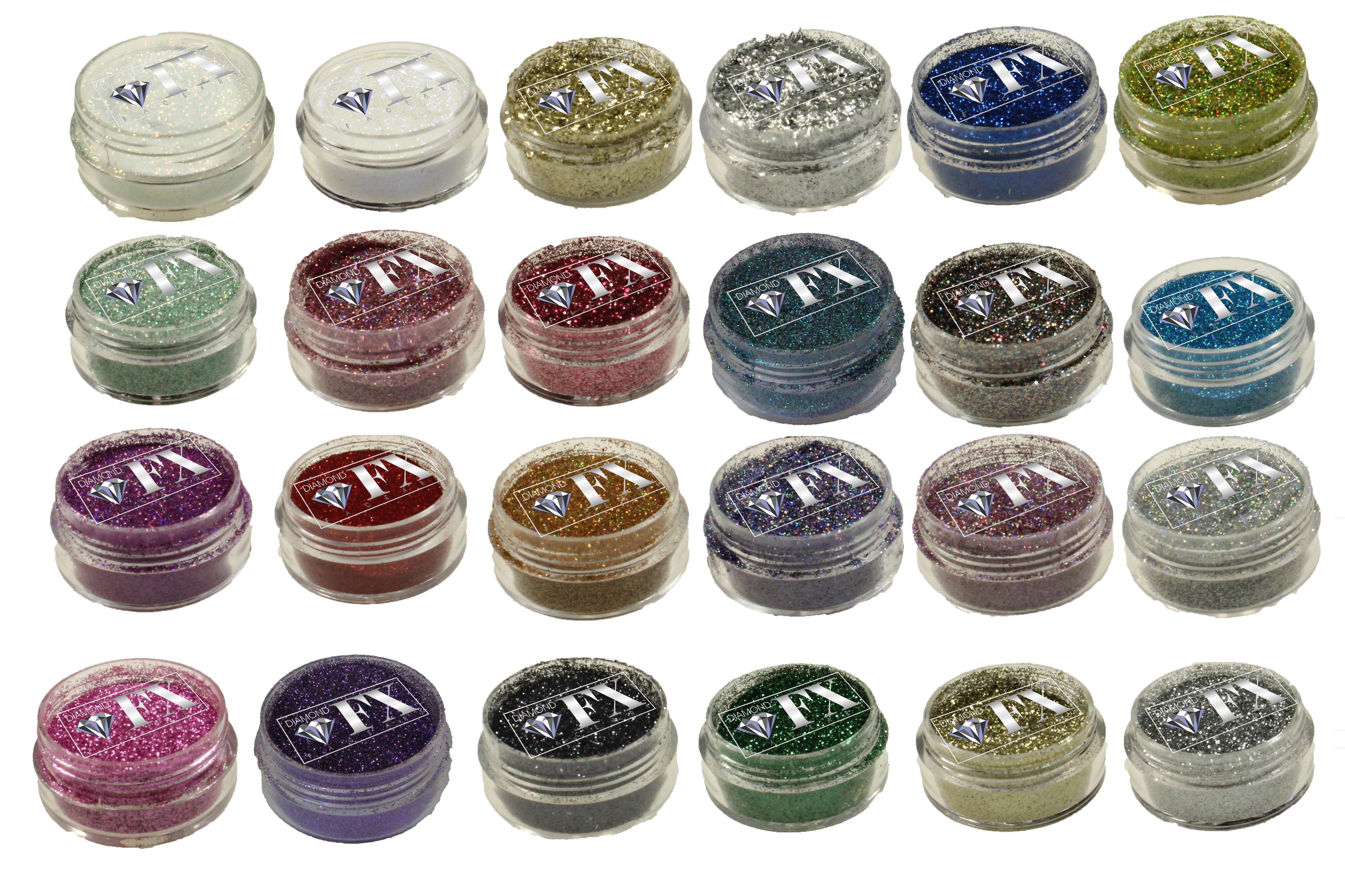Fiber silver glitter, Diamond FX