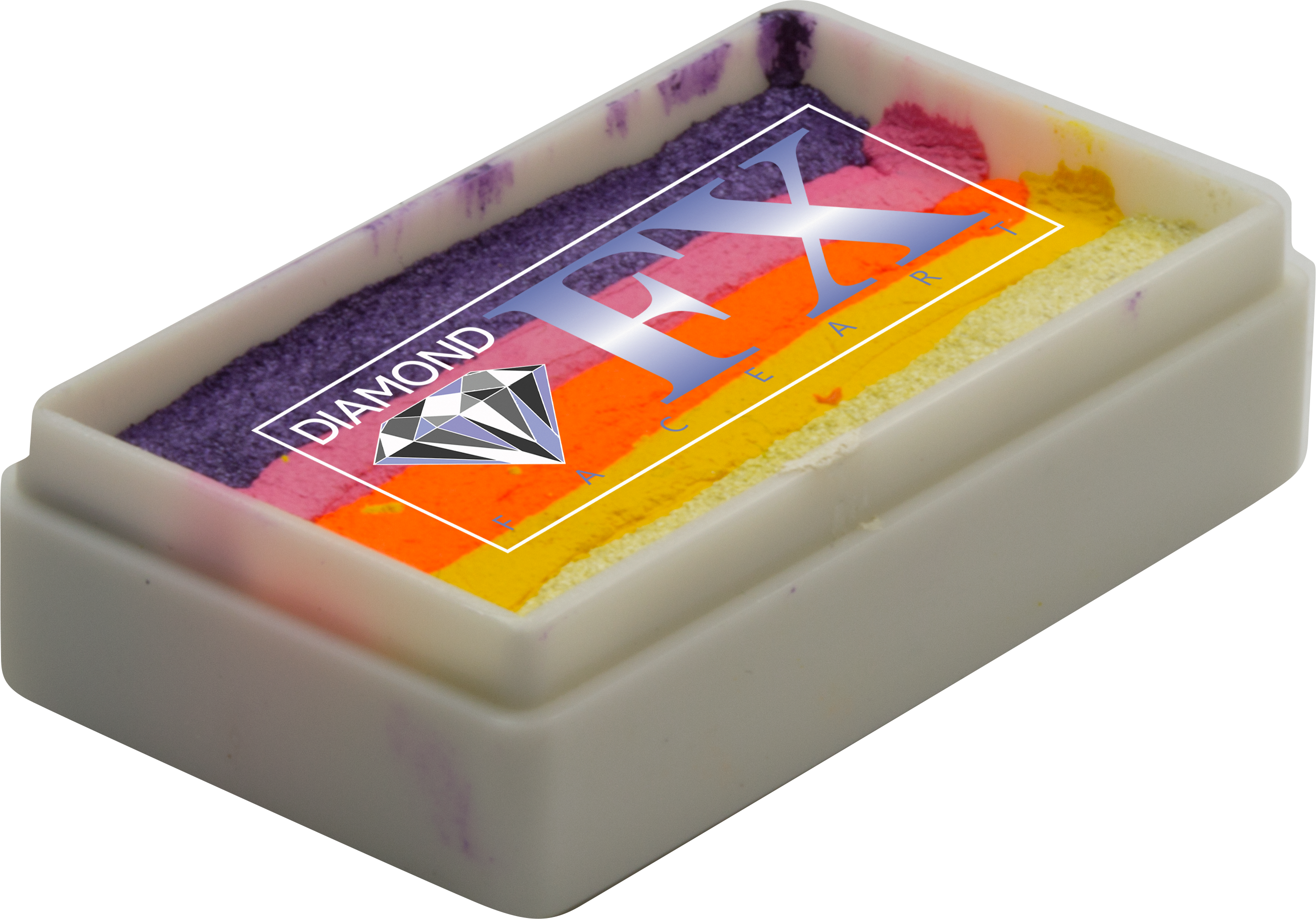 Island fever Split cake body paint, Diamond FX