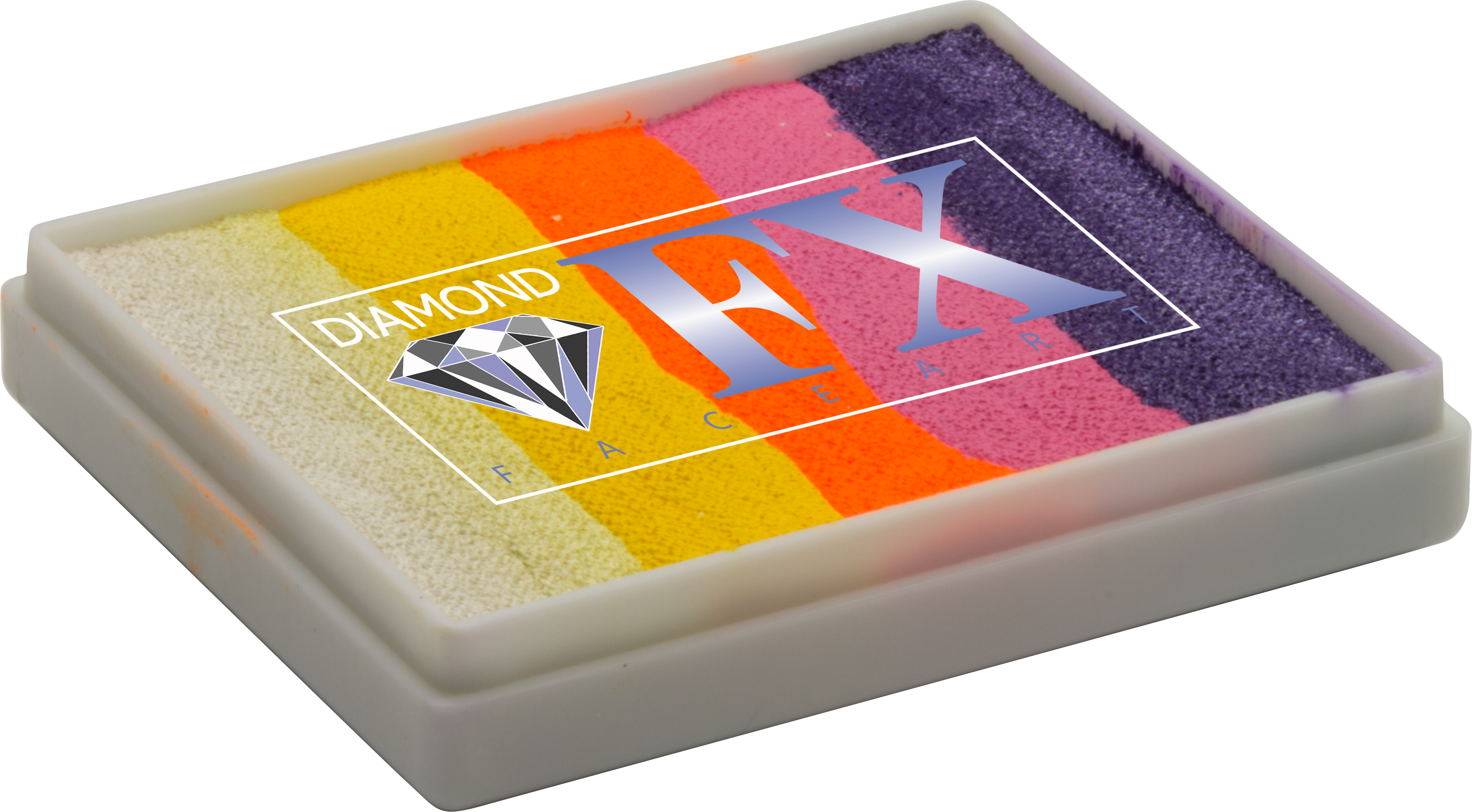 Island fever Split cake body paint, Diamond FX