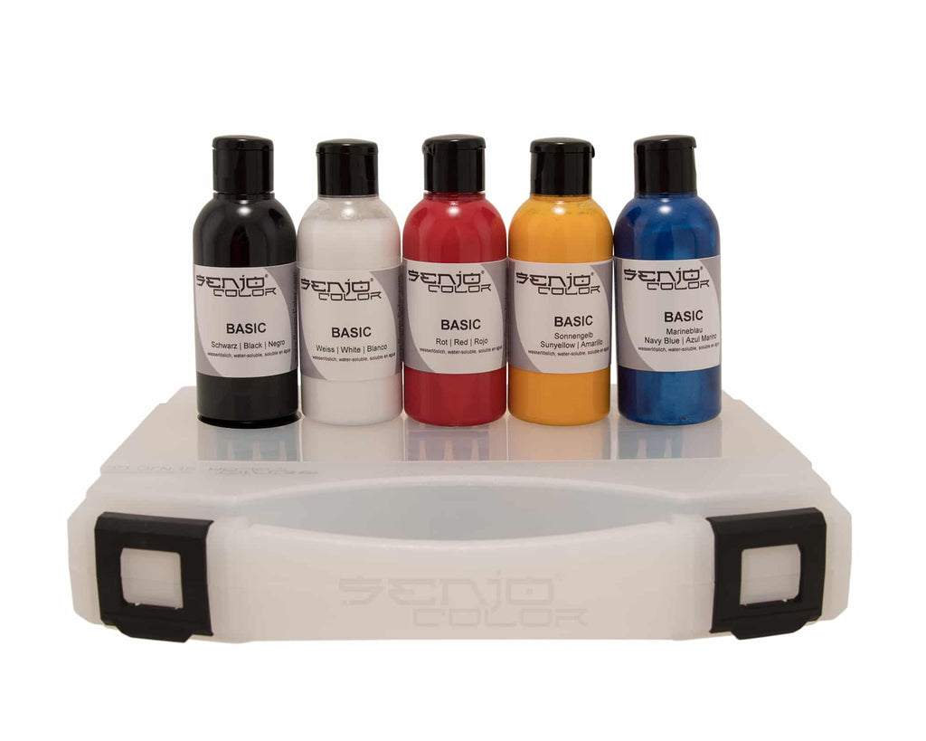 5 x 75 ml Airbrush Set, Senjo-Color Basic