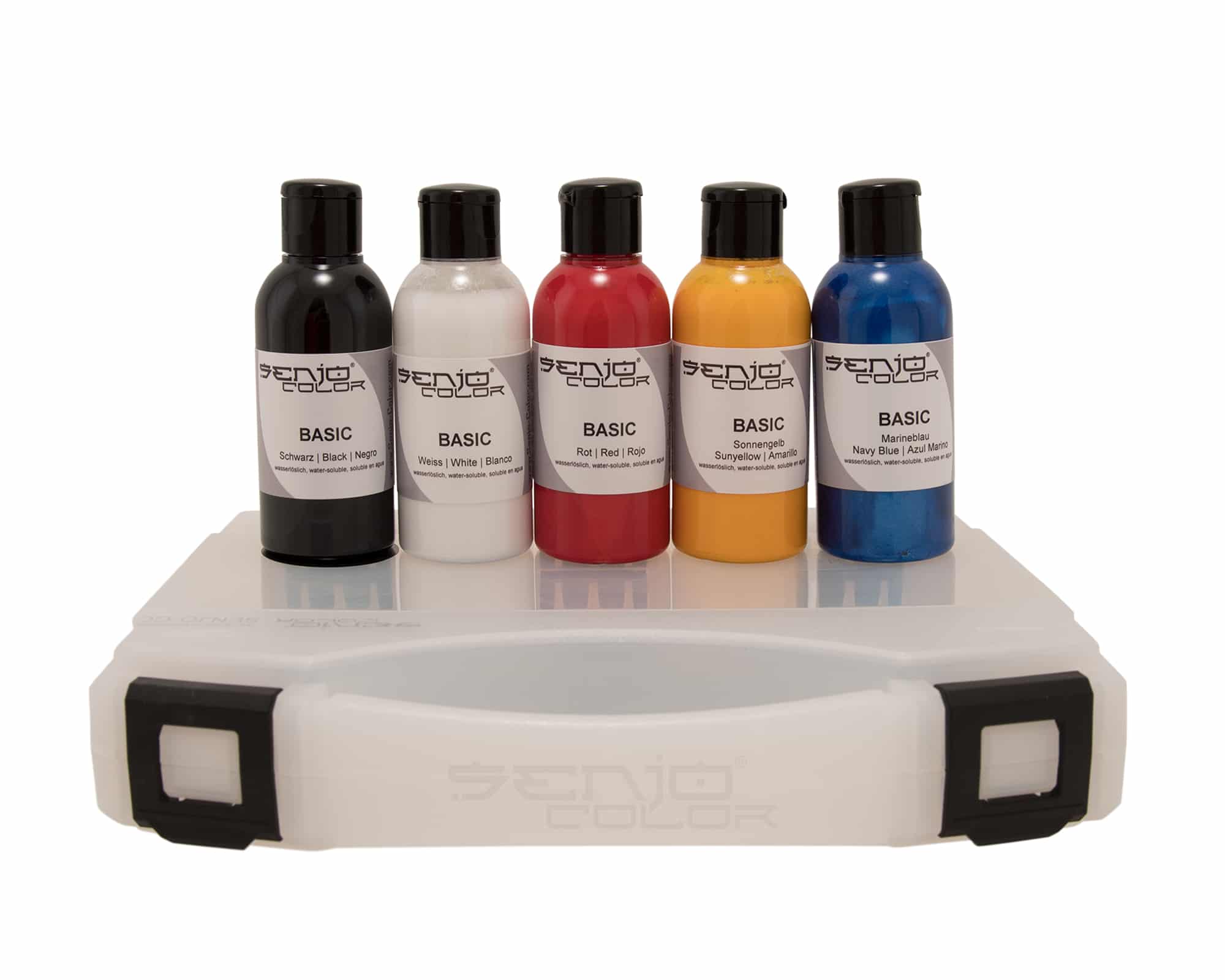 5 x 75 ml Airbrush Set, Senjo-Color Basic