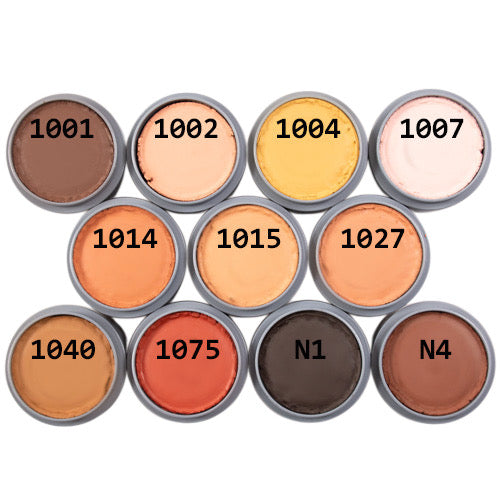 4 x 2.5 ml BASIC Water Make-up Palette, Grimas
