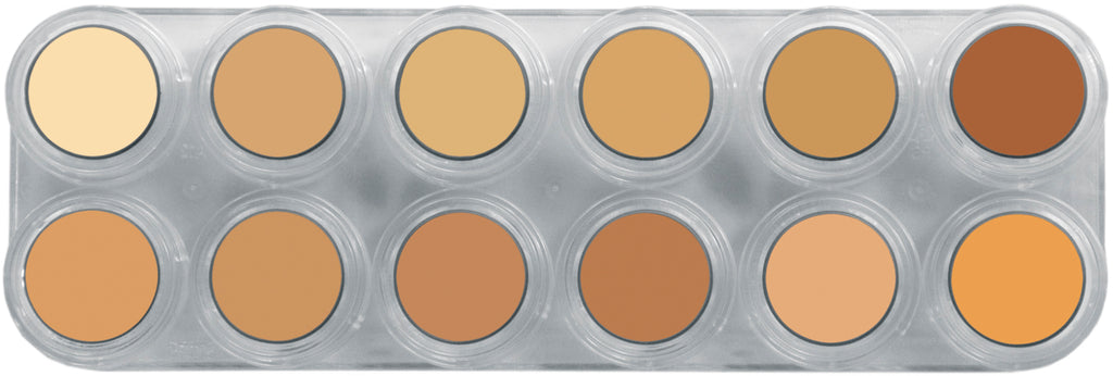 12 x 2.5 ml V Crème Make-up Palette, Grimas