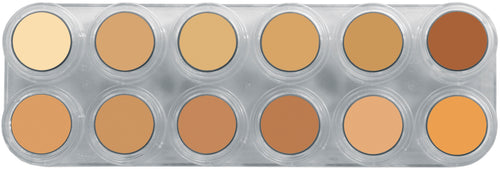 12 x 2.5 ml V Crème Make-up Palette, Grimas