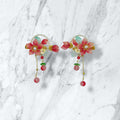 Pearl red-green Clips set, Tiny Things