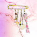 Pink Birdy Clothes pin, Made by Djongi