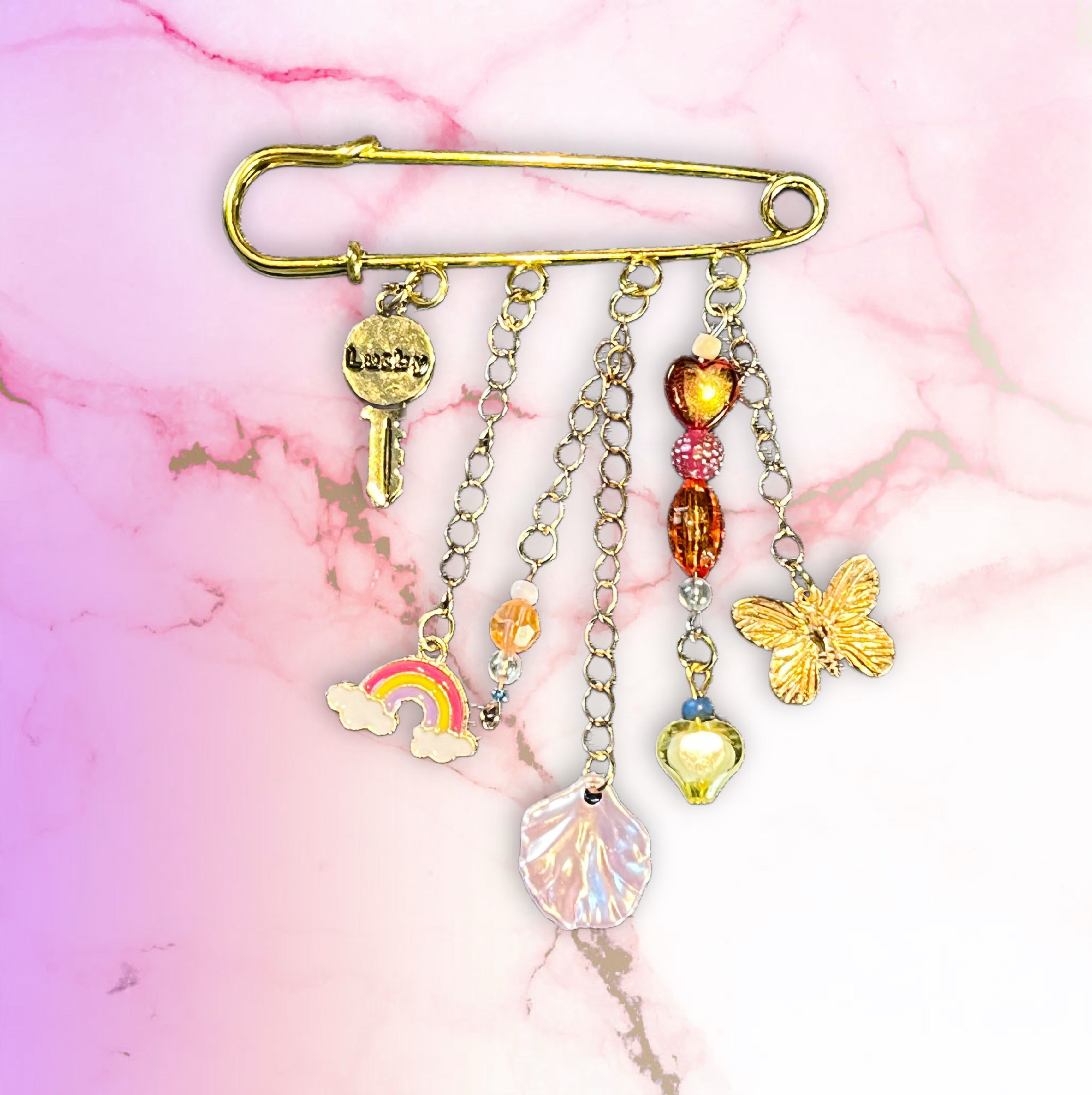 Rainbow Fun Clothes pin, Made by Djongi