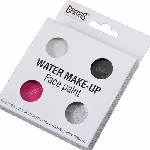 4 x 2.5 ml FANTASY Water Make-up Palette, Grimas