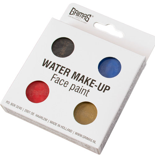 4 x 2.5 ml HERO Water Make-up Palette, Grimas