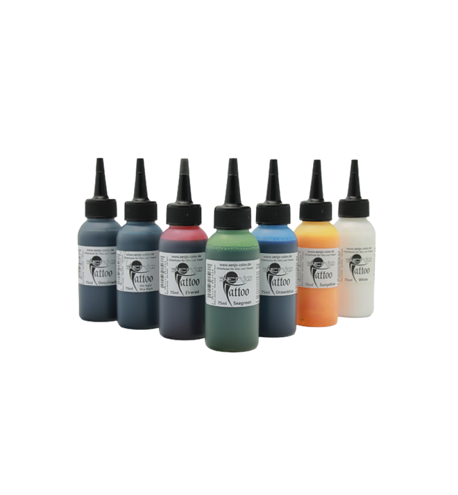 Deep Black Tattoo FX-Ink Airbrush, Senjo-Color