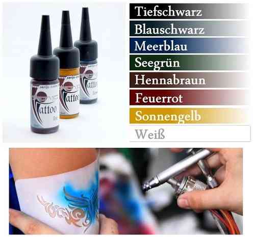 Deep Black Tattoo FX-Ink Airbrush, Senjo-Color
