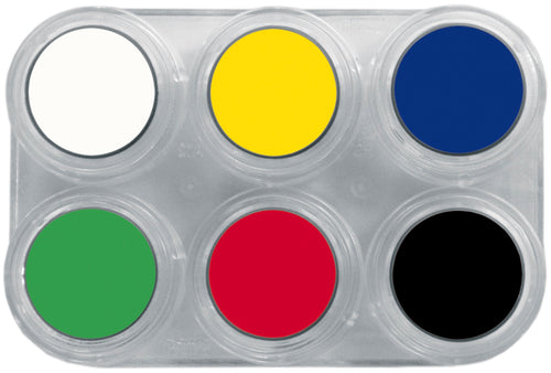 6 x 2.5 ml Water Make-up Palette Matte, Grimas